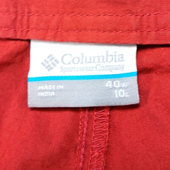 Columbia NWOT Lightweight Cotton Bermuda Shorts Men's 40W. Red 4 Pockets........ - Picture 3 of 11